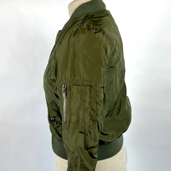 Army green bomber jacket - Picture 3 of 6